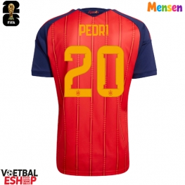 Spanje Pedri Gonzalez #20 Thuis tenue WK 2026 Korte Mouw